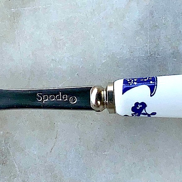 SPODE BLUE ITALIAN SALAD SERVERS SET OF 2 NIB NEW - Picture 9 of 11